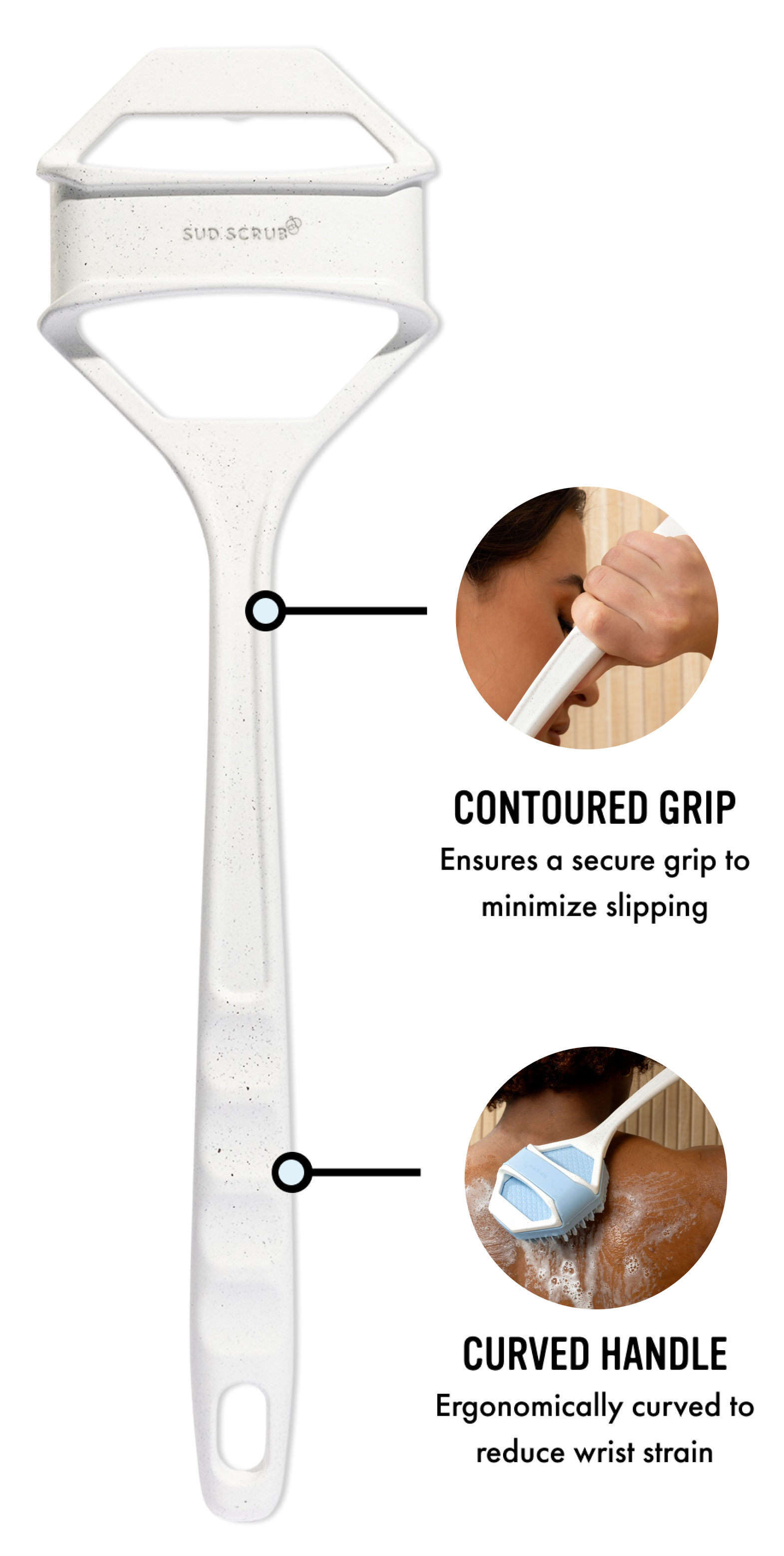 Sud Scrub Extender Handle multiple views