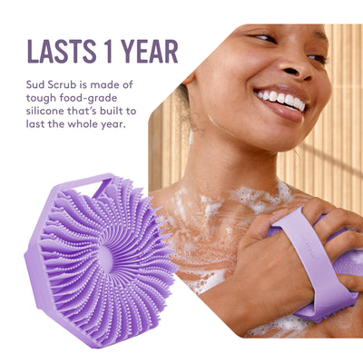 Sud Scrub - Antimicrobial Silicone Body Scrubber | Sud Scrub